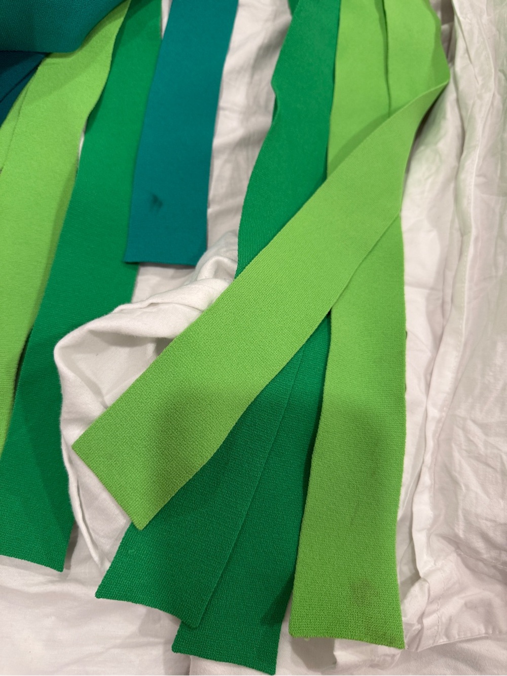 Striped Green Fringe dress - Picture 11 of 11